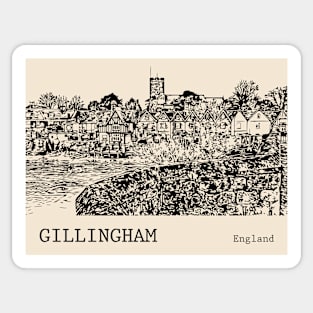 Gillingham England Sticker